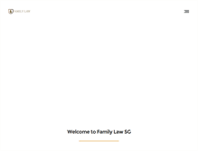 Tablet Screenshot of familylaw.com.sg