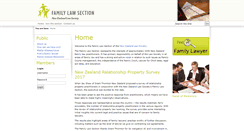 Desktop Screenshot of familylaw.org.nz
